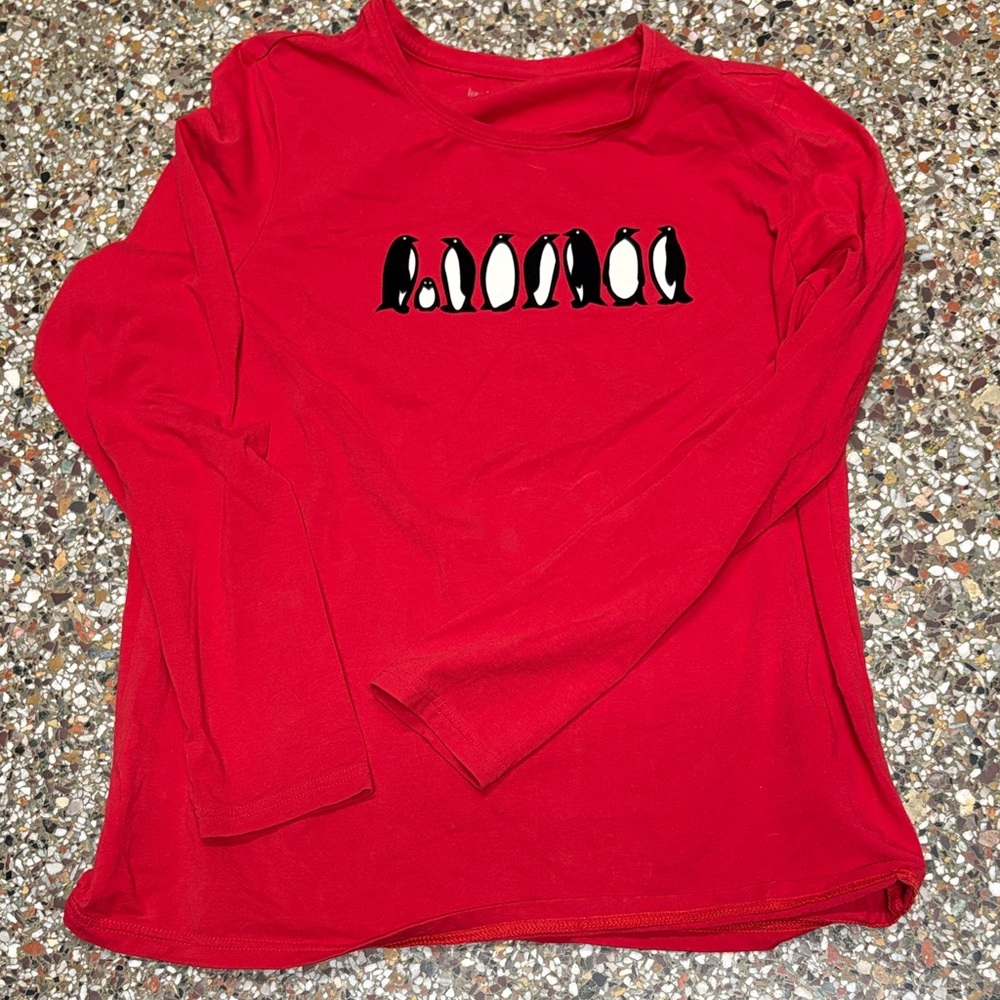 Liz Claiborne Vibrant Red Top